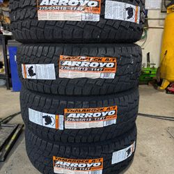 (4) - 275/65/18 Arroyo Tamarock AT Tires