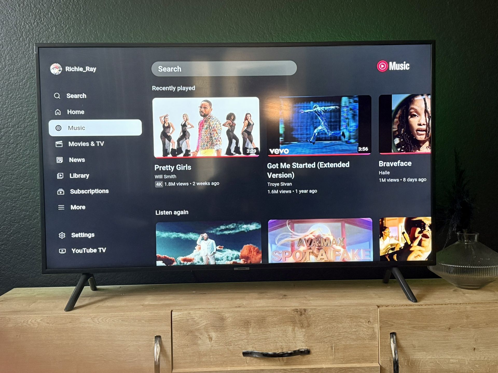 Samsung TV UN50RU7100F - 50" Diagonal Class