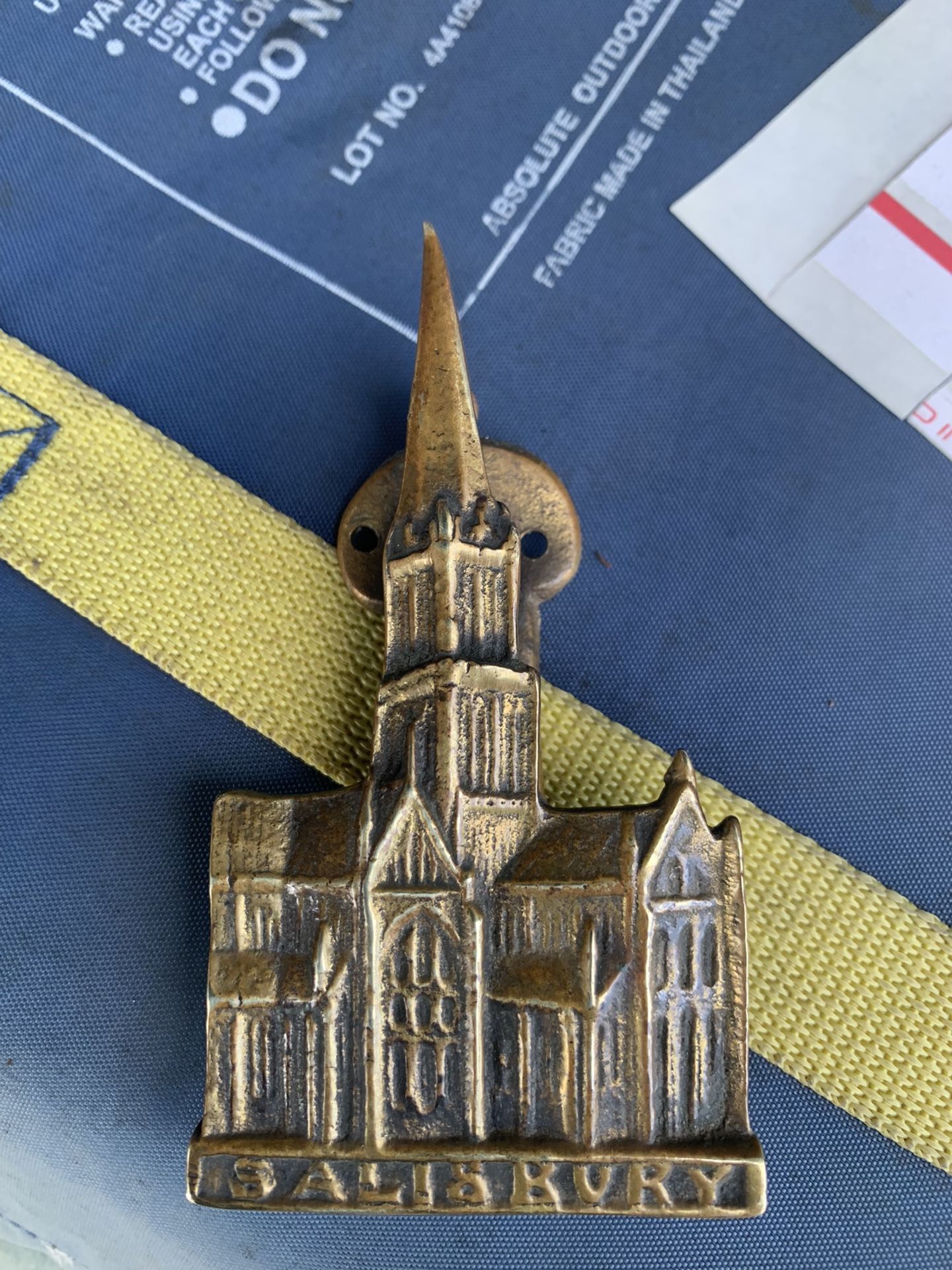 English Bathroom Door Knocker