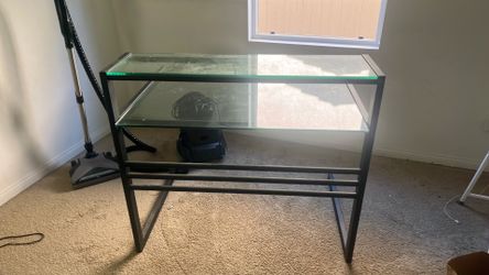 Glass study table