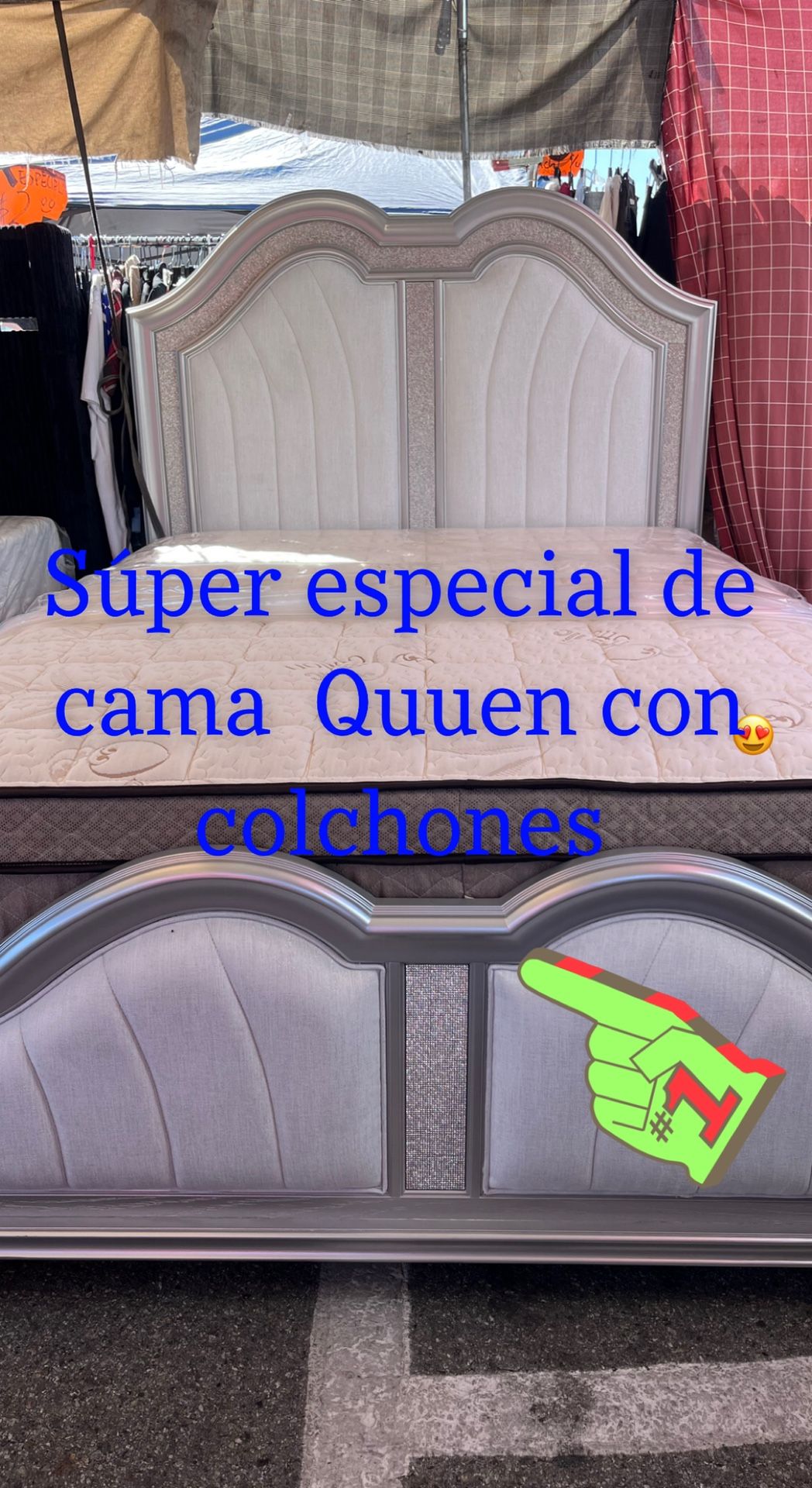 Súper Especial  De Cama  Quuen Incluye Colchón Entrega Por El Mismo Precio 