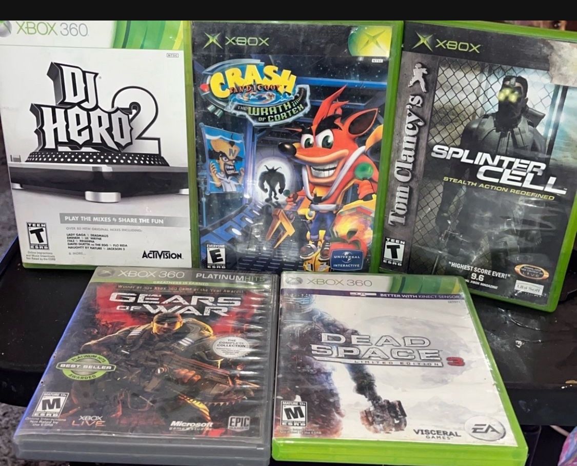 Xbox And Xbox 360 Video Games All For $20