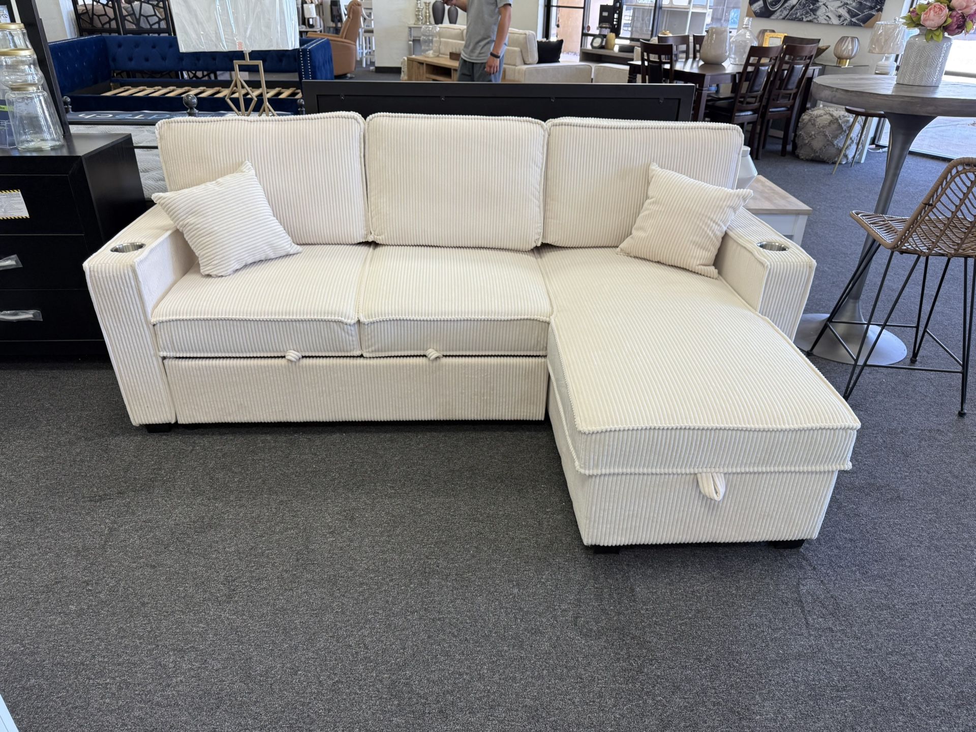 Sectional With Sleeper