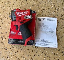 NEW* Milwaukee Milwaukee M12 FUEL 12V Lithium-Ion Brushless Cordless Stubby 3/8 in. Impact Wrench (Tool-Only)