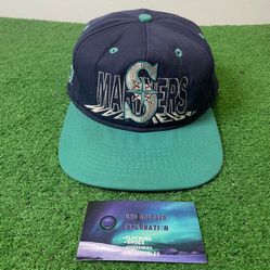 Vintage 1990s Seattle Mariners reflection embroidered hat