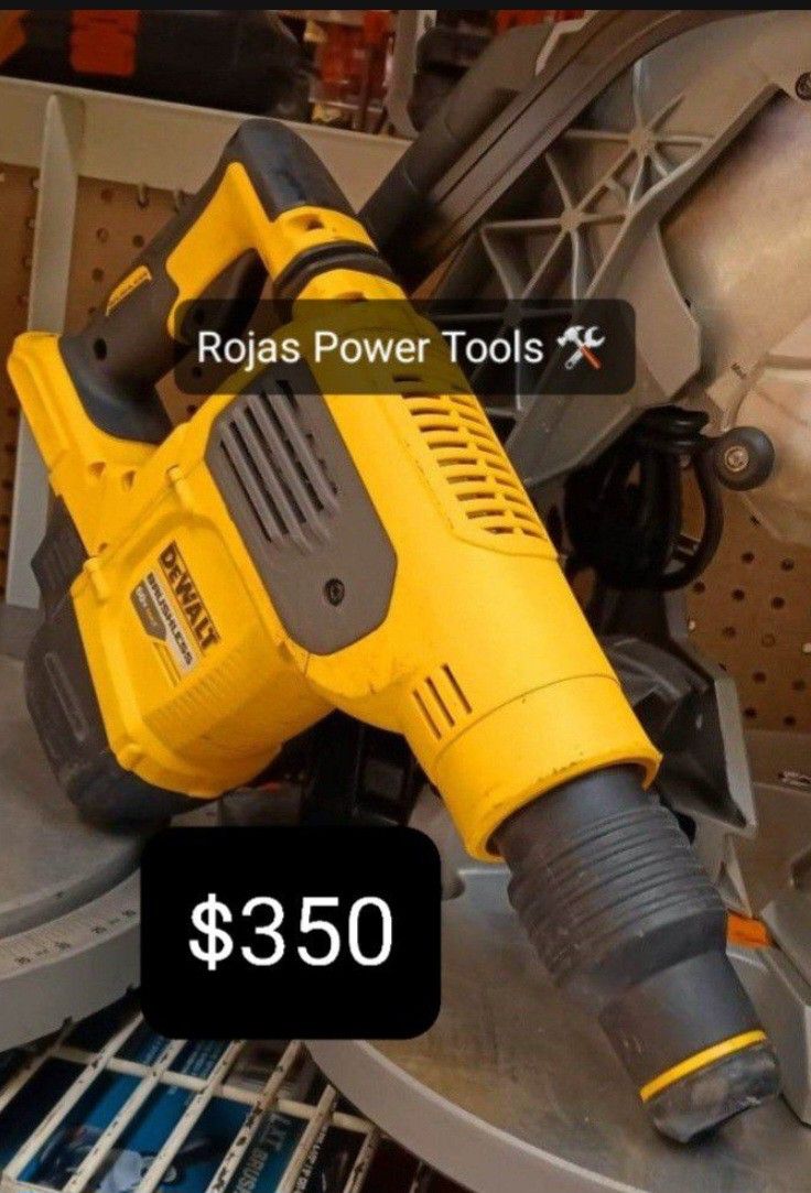 hot dewalt flexvolt 60v max brushless cordless 9/16in sds plus