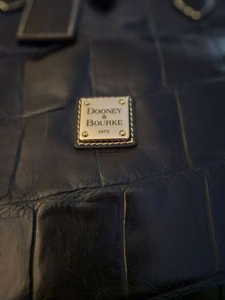 Dooney & Bourke Croc-Embossed Leather Handbag