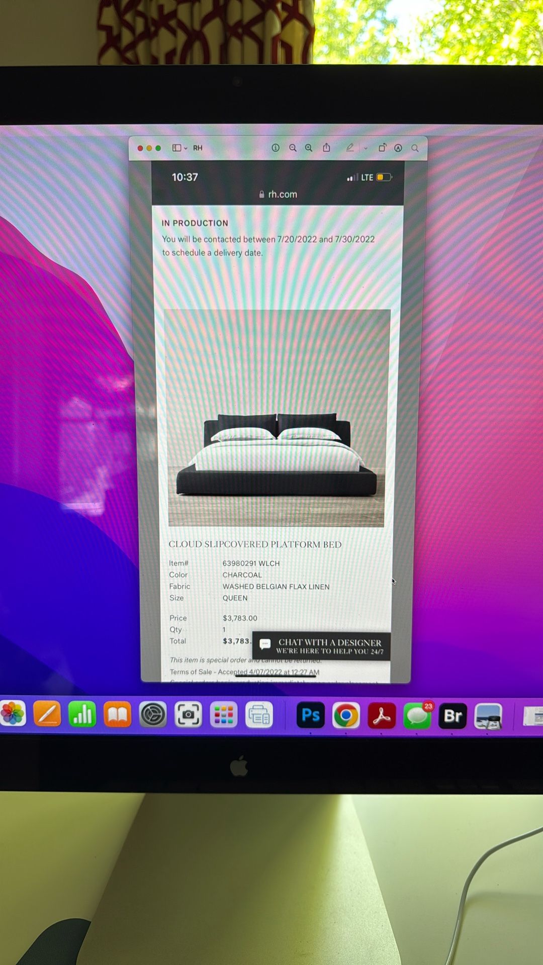 Queen Low Bed Frame From RH
