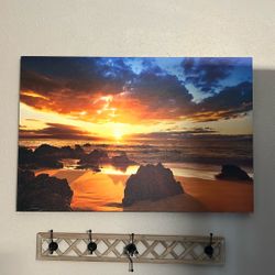 24 X 36 Canvas Beach Sunset