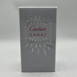Cartier Carat EDP 3.3 oz 100Ml New Sealed Box Authentic 2018 Formula *See Details*