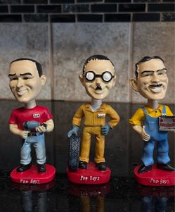 Vintage Pep Boys Bobbleheads