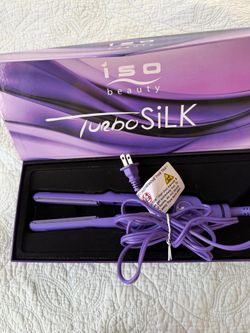 ISO Beauty Turbo Silk Purple 1” Scratch resistant Titanium Floating Plates NIB