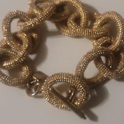 Vintage Chunky Gold Bracelet 