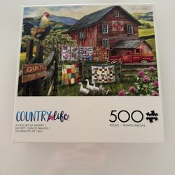 Puzzle - Country Life 500 Pieces 