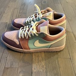 Jordan 1 Low SE Easter Pastel Champagne Coconut Milk / Sz 13 