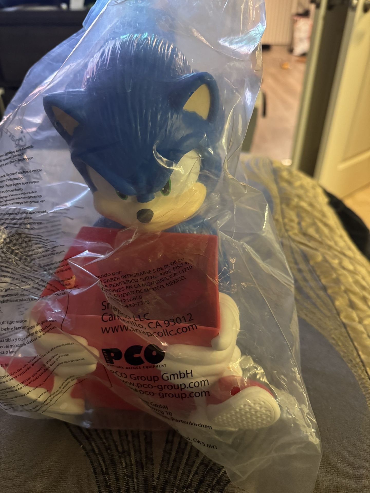Sonic Popcorn bucket