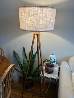Wooden Floor Lamp