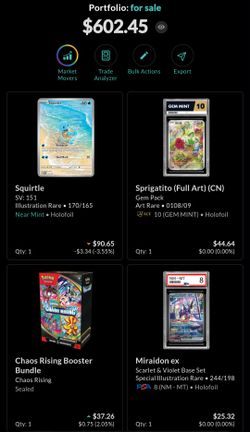 $600+ COLLECTION POKEMON vintage/modern full art/1st edition