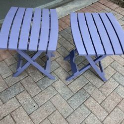 Folding Plastic End Tables