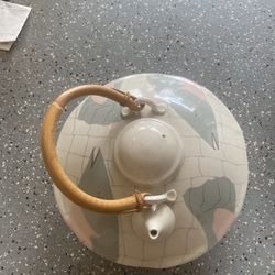 Circular Antique Teapot 