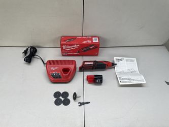 Milwaukee M12 Rotary Tool+charger+battery2.0  