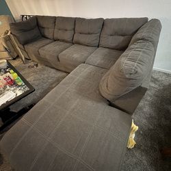 Large L-shaped sectional sofa