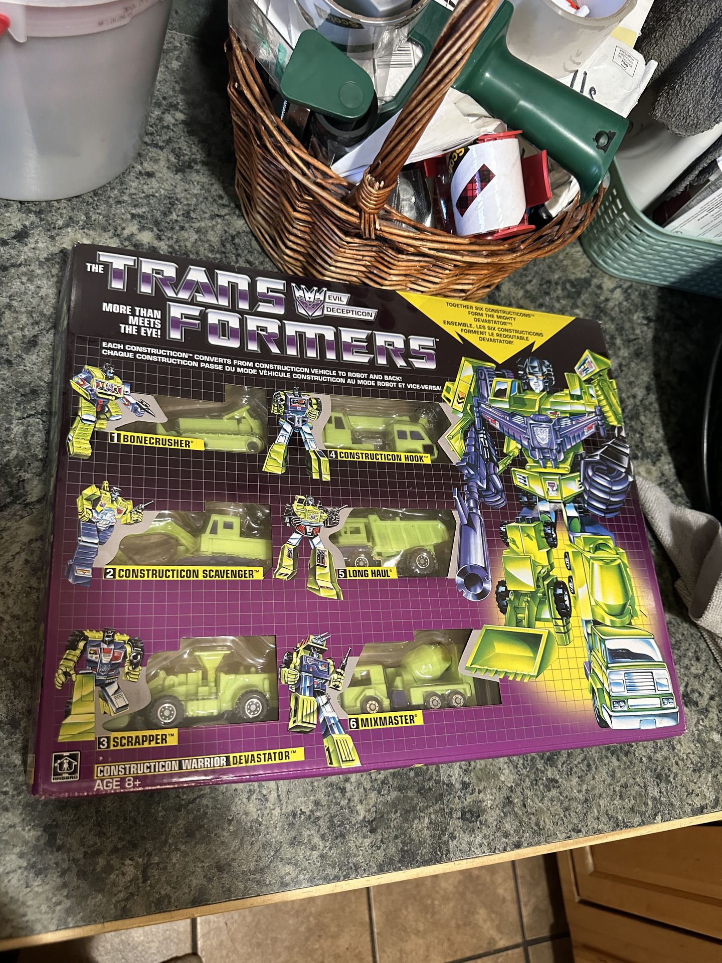 2018 Transformers G1 Walmart Exclusive Constructicons Gift Set ...
