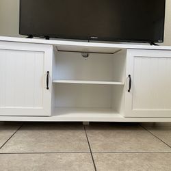 White TV Stand For Sale! 
