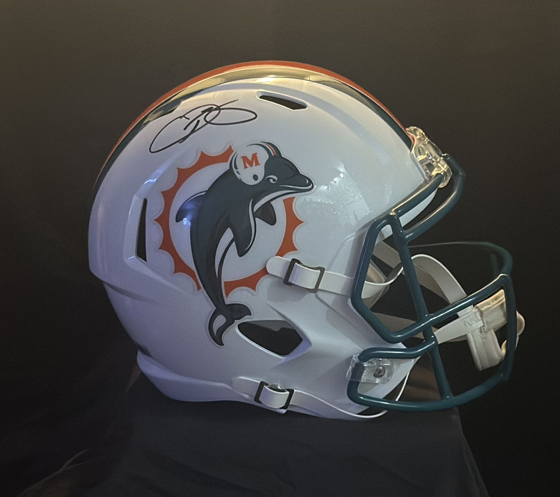 Odell Beckham Jr - Autographed Full Size Helmet- Beckett COA