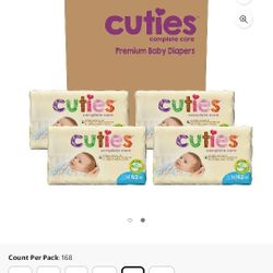 Unopened Box Of Newborn Diapers 