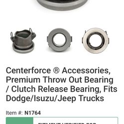 Centerforce Throw Out Bearing 