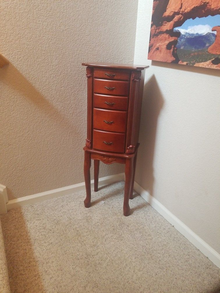 Free Standing Jewelry Armoire