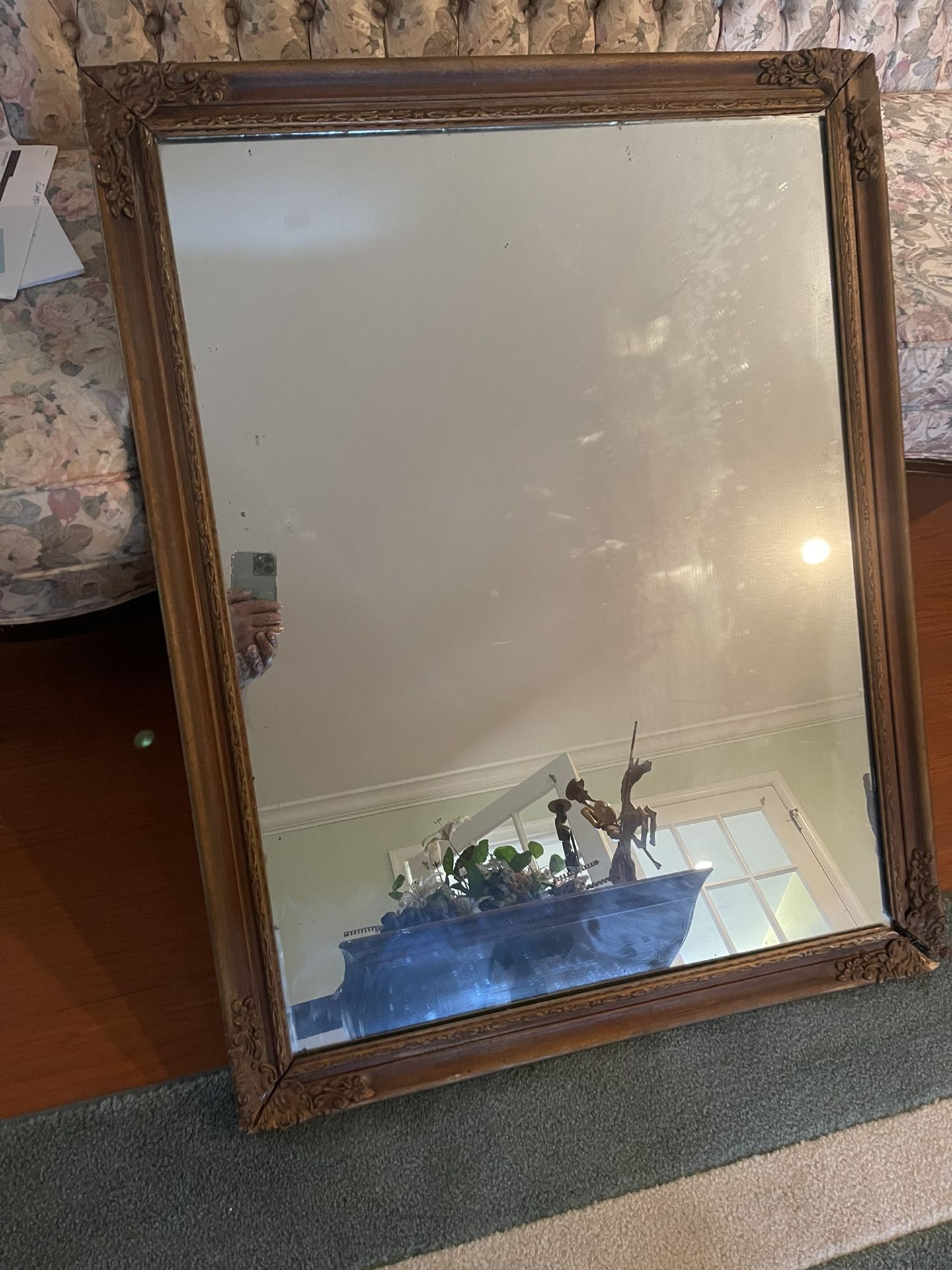Antique Mirrors (3 Different Ones) For Sale
