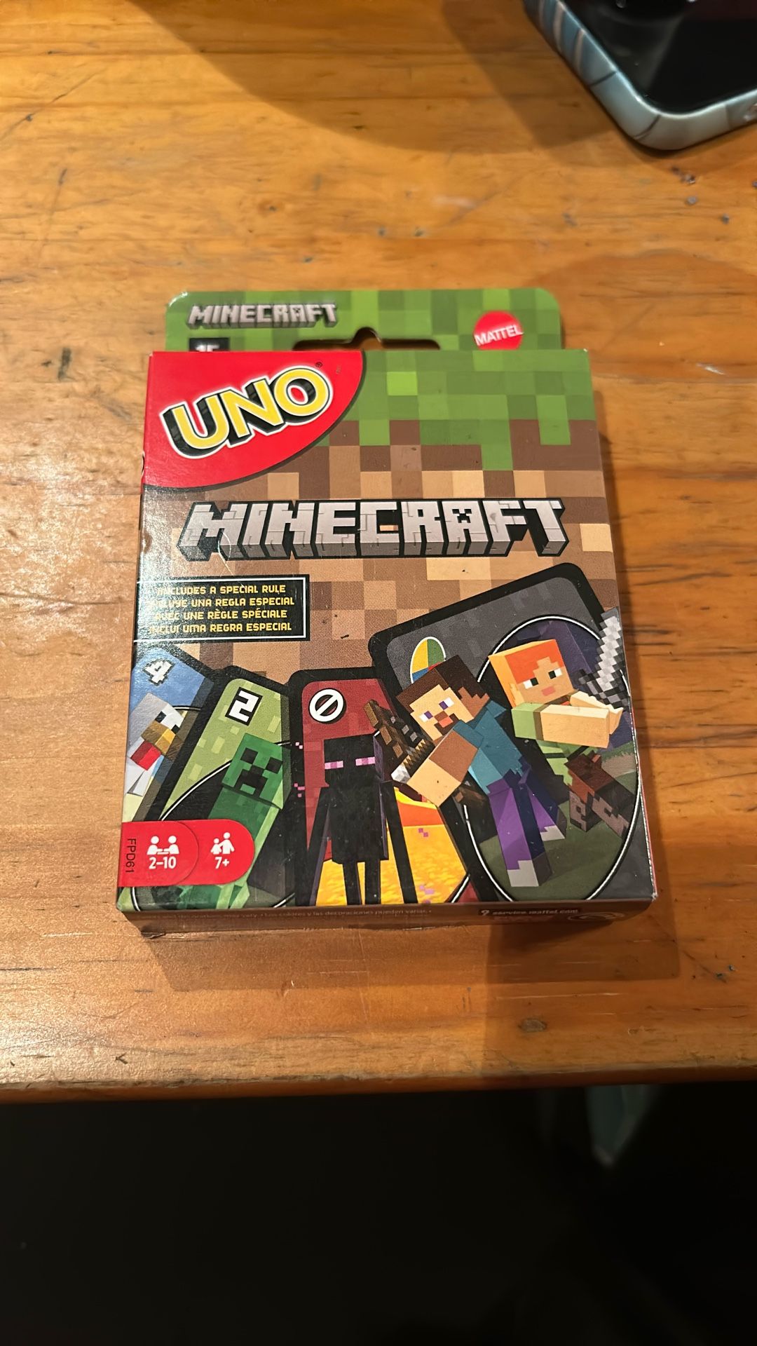 Minecraft Uno Cards