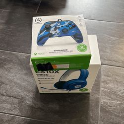 Gaming Headset And Wired Controller