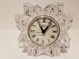 Mikasa Austria Crystal Clock StarFire Lead New Condition