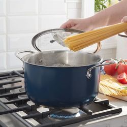 Olla de 6-qt de acero inoxidable de Princess house