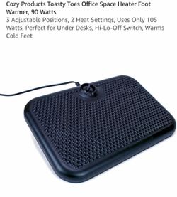 Cozy Products Toasty Toes Office Foot Warmer