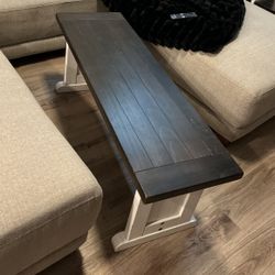 Farmhouse Style Bench. Real Wood. 