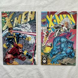Marvel Comics X-Men Vol 2. #1 And #1 Variant Jim Lee Cover Claremont Lot Of 2