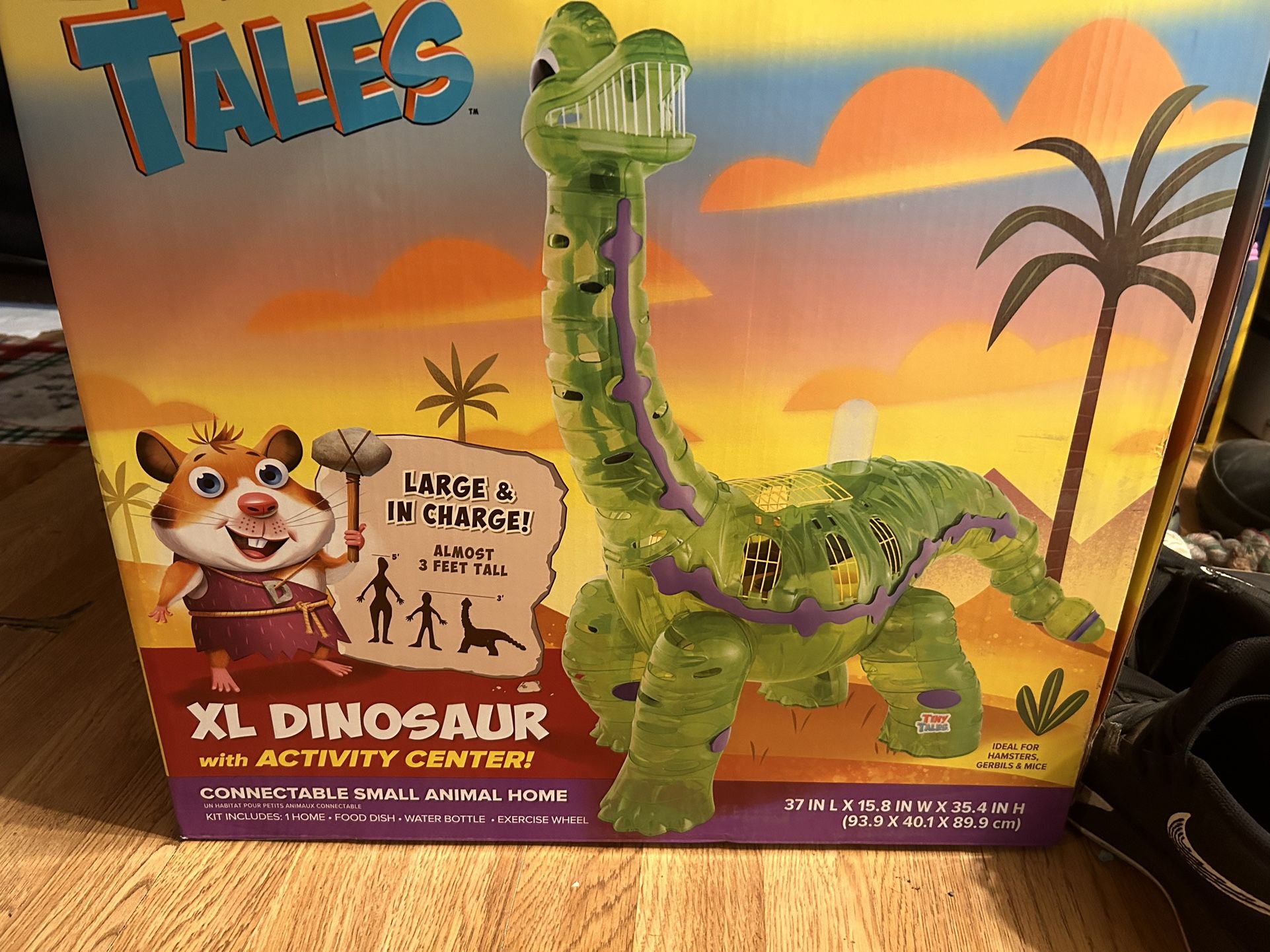 Dinosaur Hamster Cage
