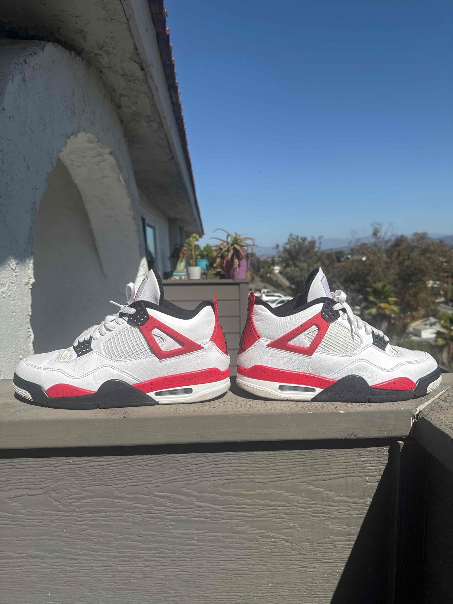 Fire Red Jordan 4’s