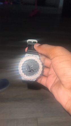 Iced out g-shock vvs