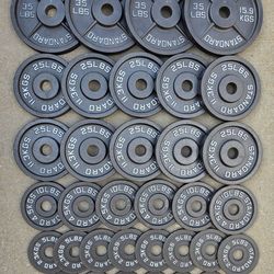 Rogue Olympic Iron Weight Plates 35lb-2.5lbs