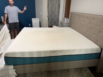 King cooling memory foam mattress