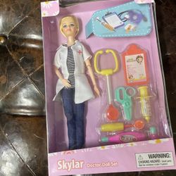 Skylar Doctor Doll Set 