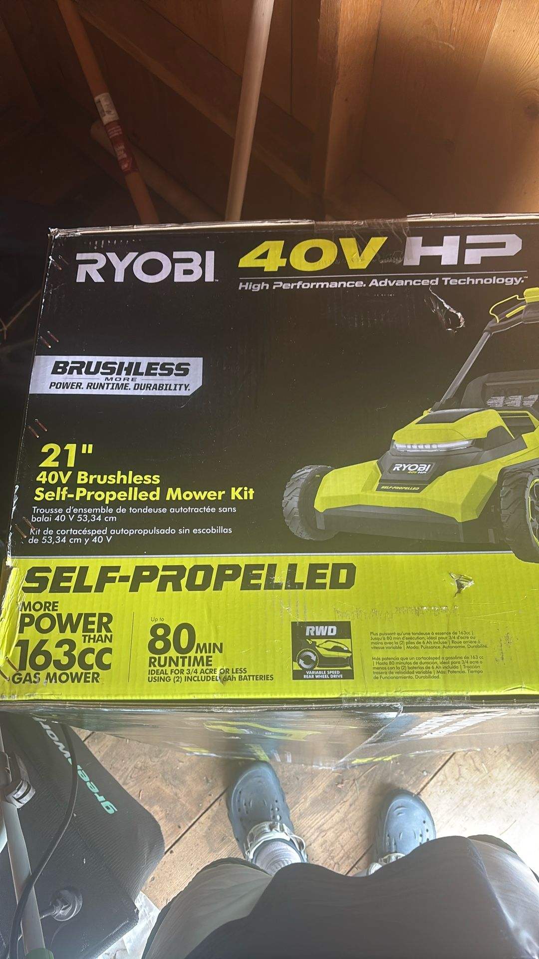 Ryobi 40v HP 21” Lawn mower