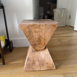 Atlas Lightweight Concrete Side Table – Modern Accent (Set of 2) 