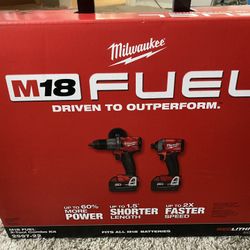 M18 Fuel Hammer Drill/ Impact Kit….Trade Offers Welcome