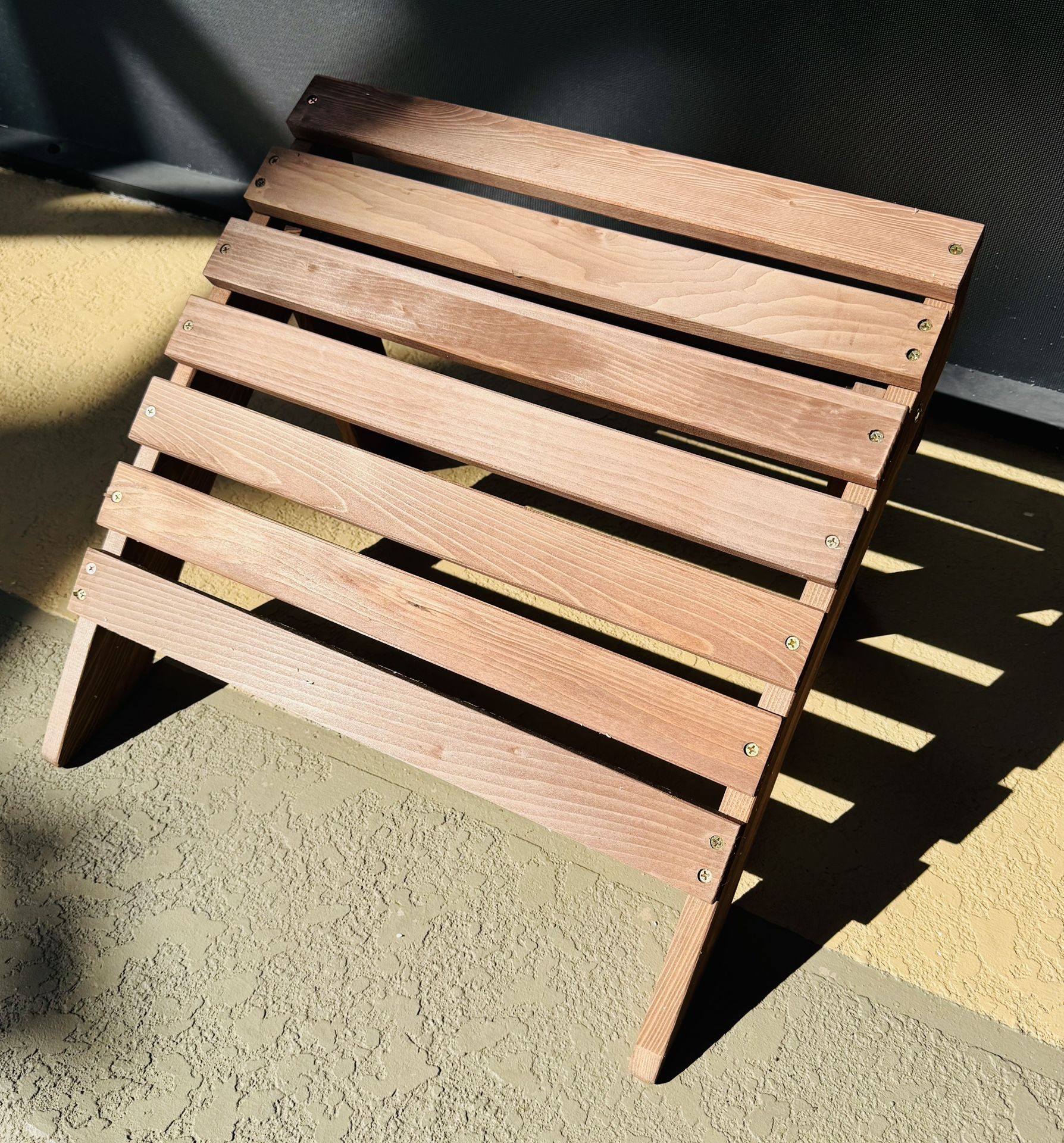 Adirondack Wooden Folding Chair Ottoman - Brand New - $20 - price is firm Windermere Pick up  